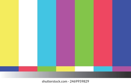 No Signal Tv Background. Vector illustration