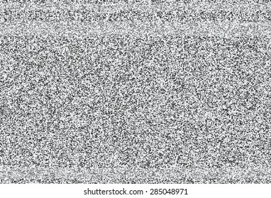 No Signal, TV Noise Vector Texture