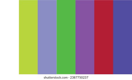 No signal TV test pattern background vector illustration. For wide screen 16:9