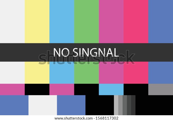 信号tvテストパターンの背景 パステルカラー のベクター画像素材 ロイヤリティフリー