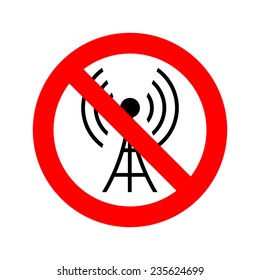 No signal, vector illustration