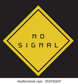 No signs, banners
