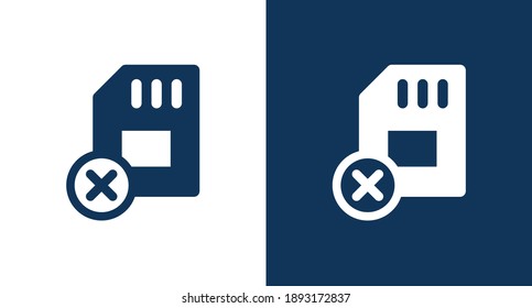 Kein SIM-Kartensymbol für Web und Mobile
