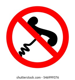 No Simple corkscrew sign. 