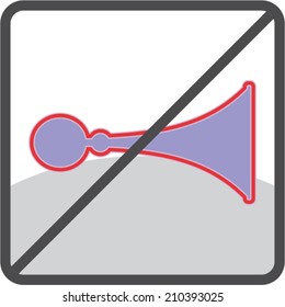 NO Siren vector icon