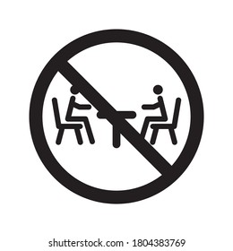 No sitting. Do not sit on surface, prohibition sign