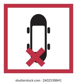 No skateboarding warning sign for public warning sign