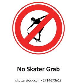 Icono de Vector sin Skater Grab que puede modificarse o editarse fácilmente

