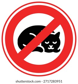 Icono de Vector de gato dormido que puede modificarse o editarse fácilmente

