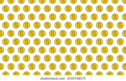 Sin smartphone, apagar el teléfono móvil Icono patrón en el fondo blanco. Ilustración vectorial