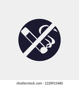 no smoke icon, Vector