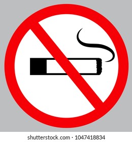 No smoke sign