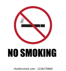 No smoke sign