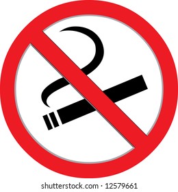 no smoke, vector
