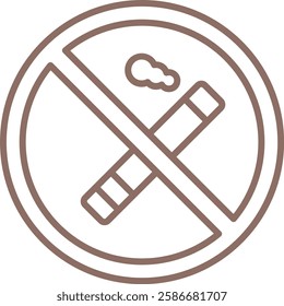 No smoke vector icon. Can be used for printing, mobile and web applications.