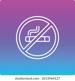 No smoke vector icon. Can be used for printing, mobile and web applications.