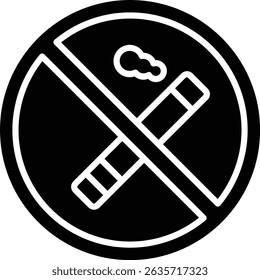 No smoke vector icon. Can be used for printing, mobile and web applications.
