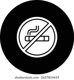 Nenhum ícone de vetor de fumaça. Pode ser usado para impressão, aplicativos móveis e da Web.