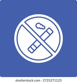 Icono de Vector sin humo. Se puede utilizar para aplicaciones de impresión, móviles y de Web.