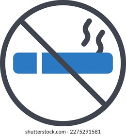 no smoke Vector illustration on a transparent background. Premium quality symmbols. Glyphs vector icons for concept and graphic design.