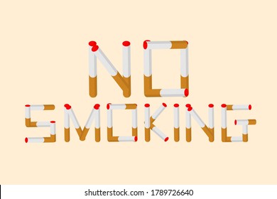 No smoking and Smoking area.