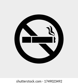 no smoking area icon design vector 