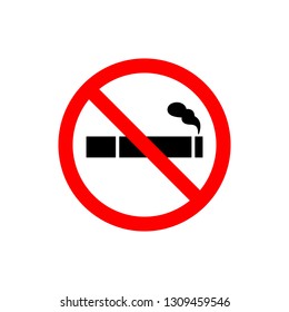 No Smoking Area icon. Editable vector 500x500 Pixel.