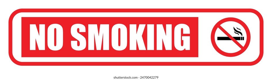 No smoking area. No smoking vector illustration.