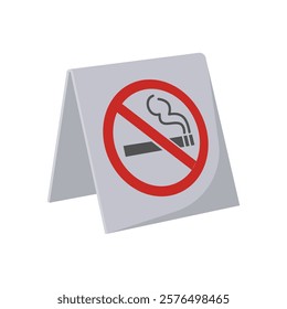 No Smoking Board, Industrial Safety Equipment illustration