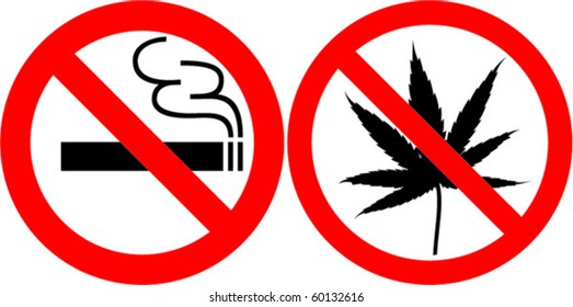 no smoking and no cannabis