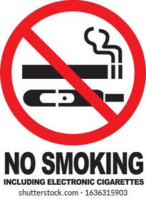 No smoking cigarette sign vector