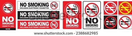 No smoking cigarette sign vector