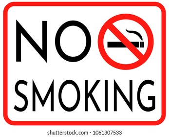 No Smoking Poster Design Smoking Stop Stock Vector (Royalty Free ...