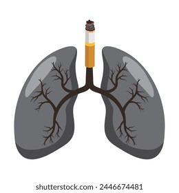 no smoking day design isolated