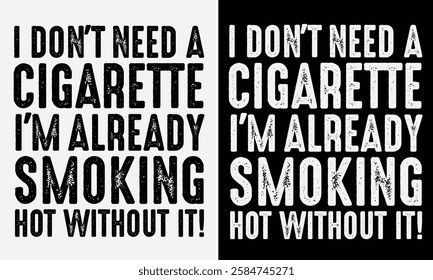 No smoking Day design for t-shirt, bags, mugs, stickers, banner, poster, icon, logo etc. Fully Editable Print Ready Template - Vector.