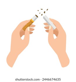 no smoking day isolated design