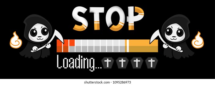 No smoking day sign campaign public relations , danger concept vector design.