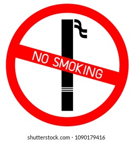 No smoking day sign public relations , danger concept vector design.