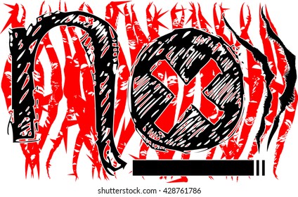 No smoking design vector