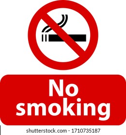 No Smoking Do Not Smoke Sign