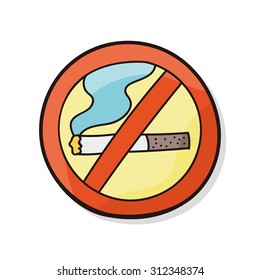 no smoking doodle