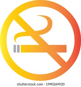 no smoking drawing vector design