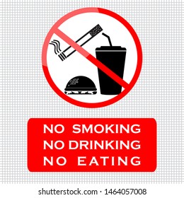 No Smoking, No Drink, No Eating