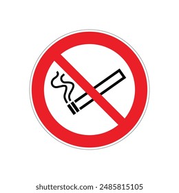  No smoking, No fires; Fire, open flame sources and no smoking sign, on white background