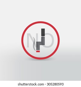 no smoking here icon