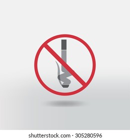 no smoking here icon