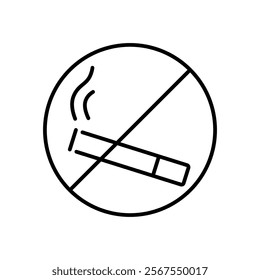 No smoking icon. No smoking
