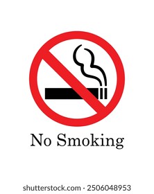 No smoking icon art illustration victor file eps 10 prints 