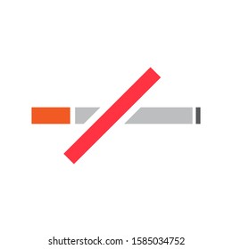 No smoking icon design template