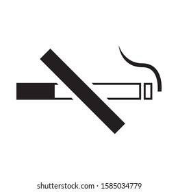 No smoking icon design template
